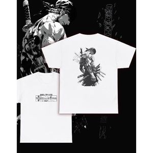 One Piece Zoro T-Shirt Unisex Anime Manga Graphic Tee 2 Sided